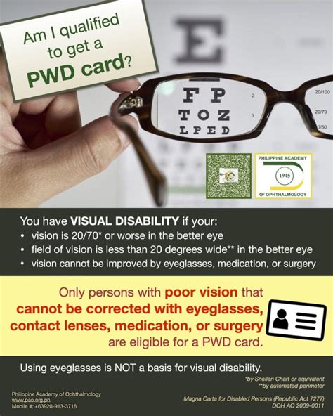 Poor Vision Is Considered A Disability In The Philippines.